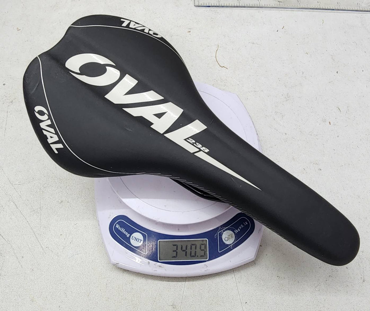 OVAL 238 Road MTB eBike Bicycle 280x150mm Black Seat w/White ( OV4-238)