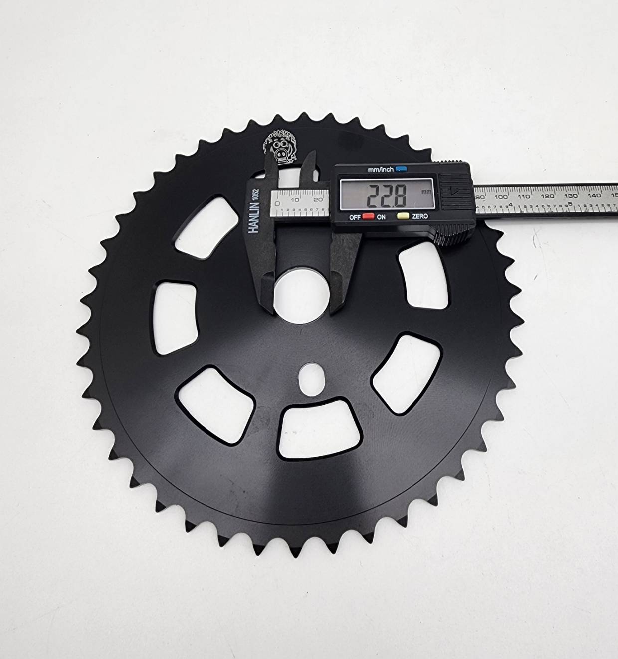 SwishTi Pro BMX Race Sprocket 44T 7075-T6 CNC Aluminum 160g Old school BMX