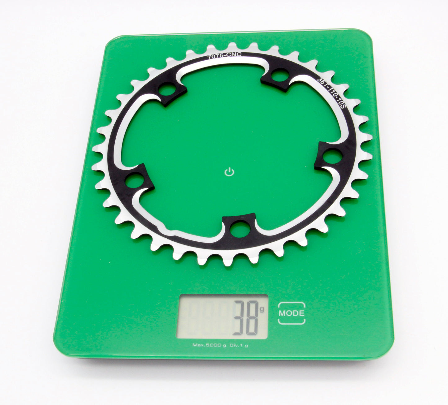 SwishTi Road Bicycle Chainring 5-Arm BCD110 10-Speed For Shimano SRAM Use 50T/34T/36T