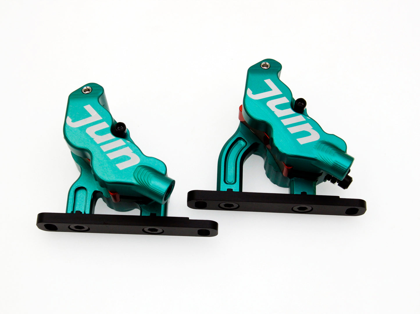 Juin Tech ETF Road CX Bicycle 4-Piston Hydraulic Brake Caliper Set for 160/140mm