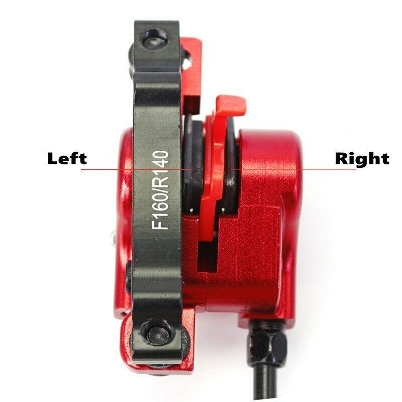 SwishTi AK950 MTB eBike Cycle Hydraulic Disc Rotor Brake Set Red