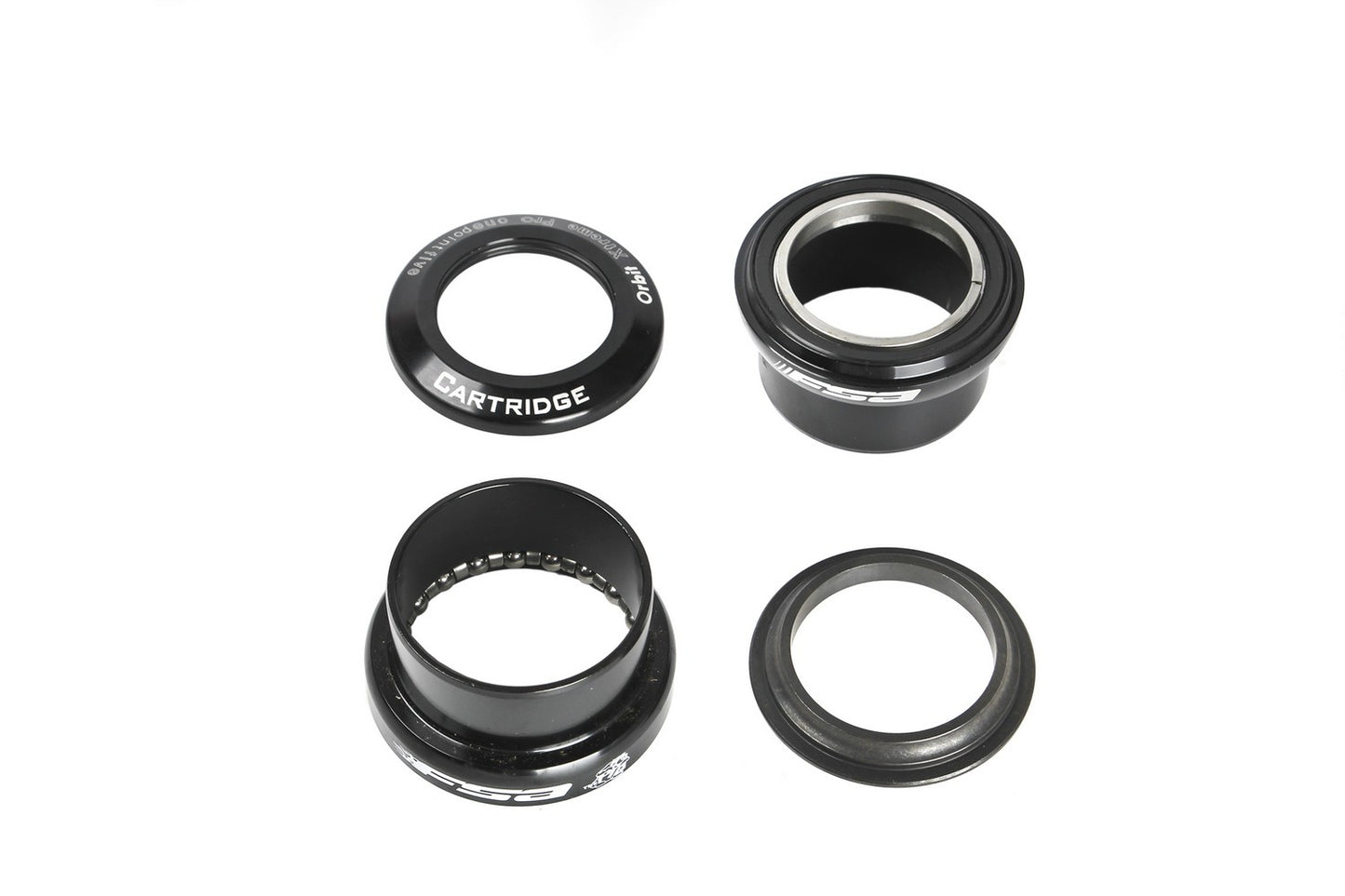 FSA Orbit Xtreme Pro Mountain BMX Bicycle Bike Threadless Headset 1.5" Black