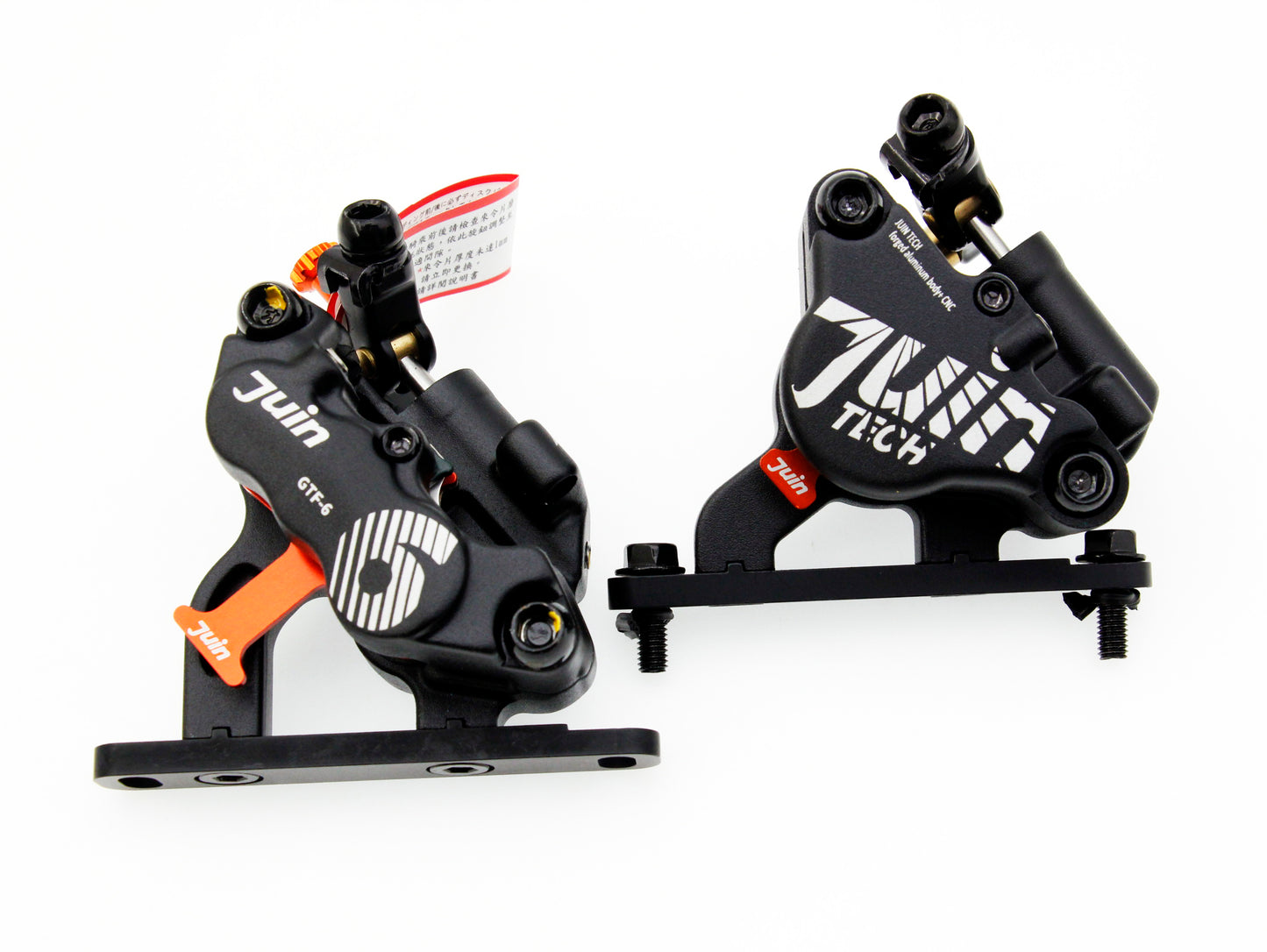 Juin Tech GTF6 Cyclocross Gravel Bicycle 6-Piston Hydraulic Brake Caliper Set