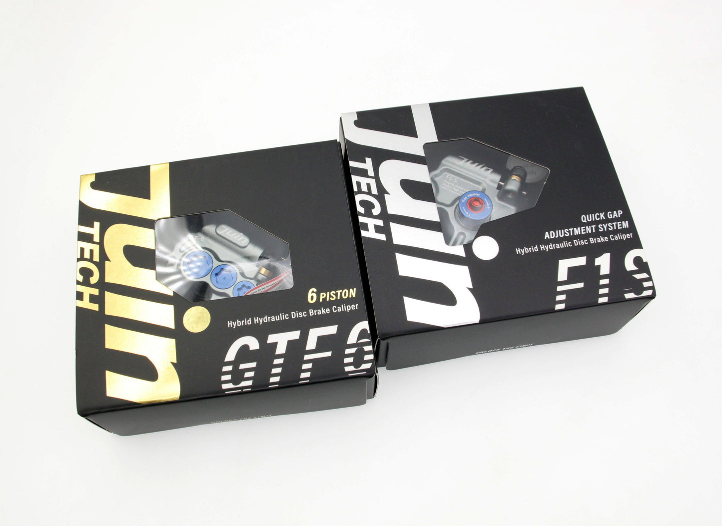 Juin Tech GTF6 Cyclocross Gravel Bicycle 6-Piston Hydraulic Brake Caliper Set