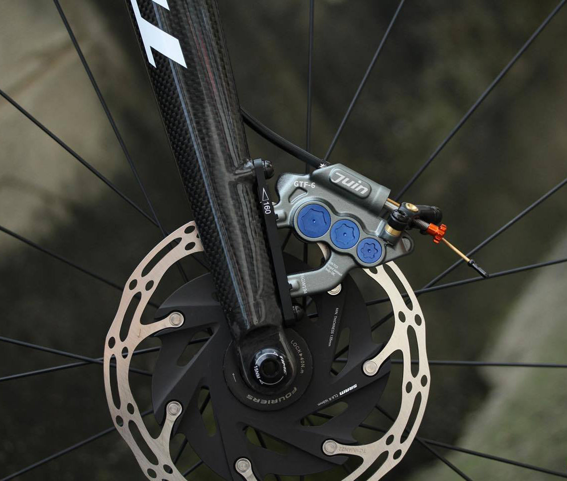 Juin Tech GTF6 Cyclocross Gravel Bicycle 6-Piston Hydraulic Brake Caliper Set