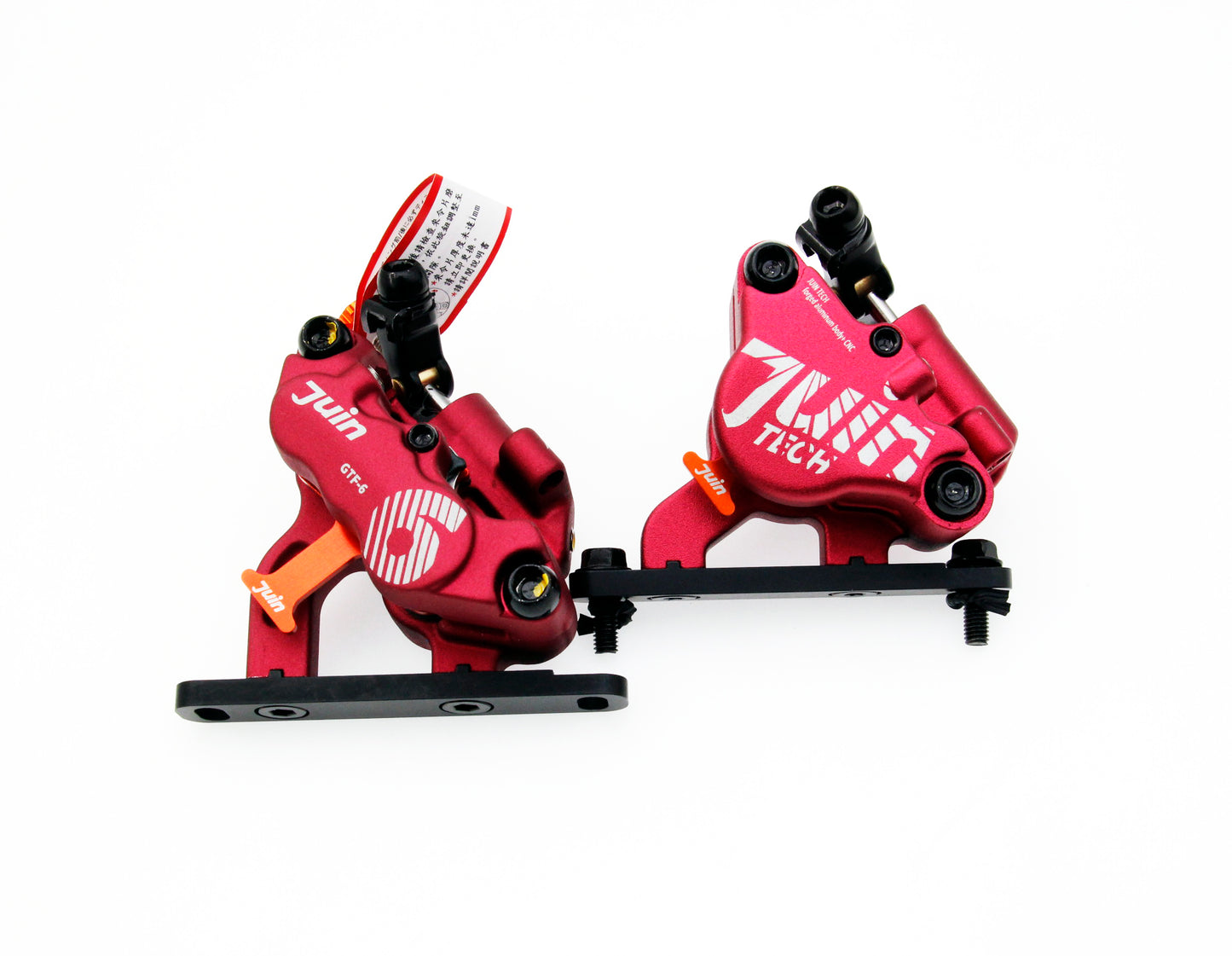 Juin Tech GTF6 Cyclocross Gravel Bicycle 6-Piston Hydraulic Brake Caliper Set