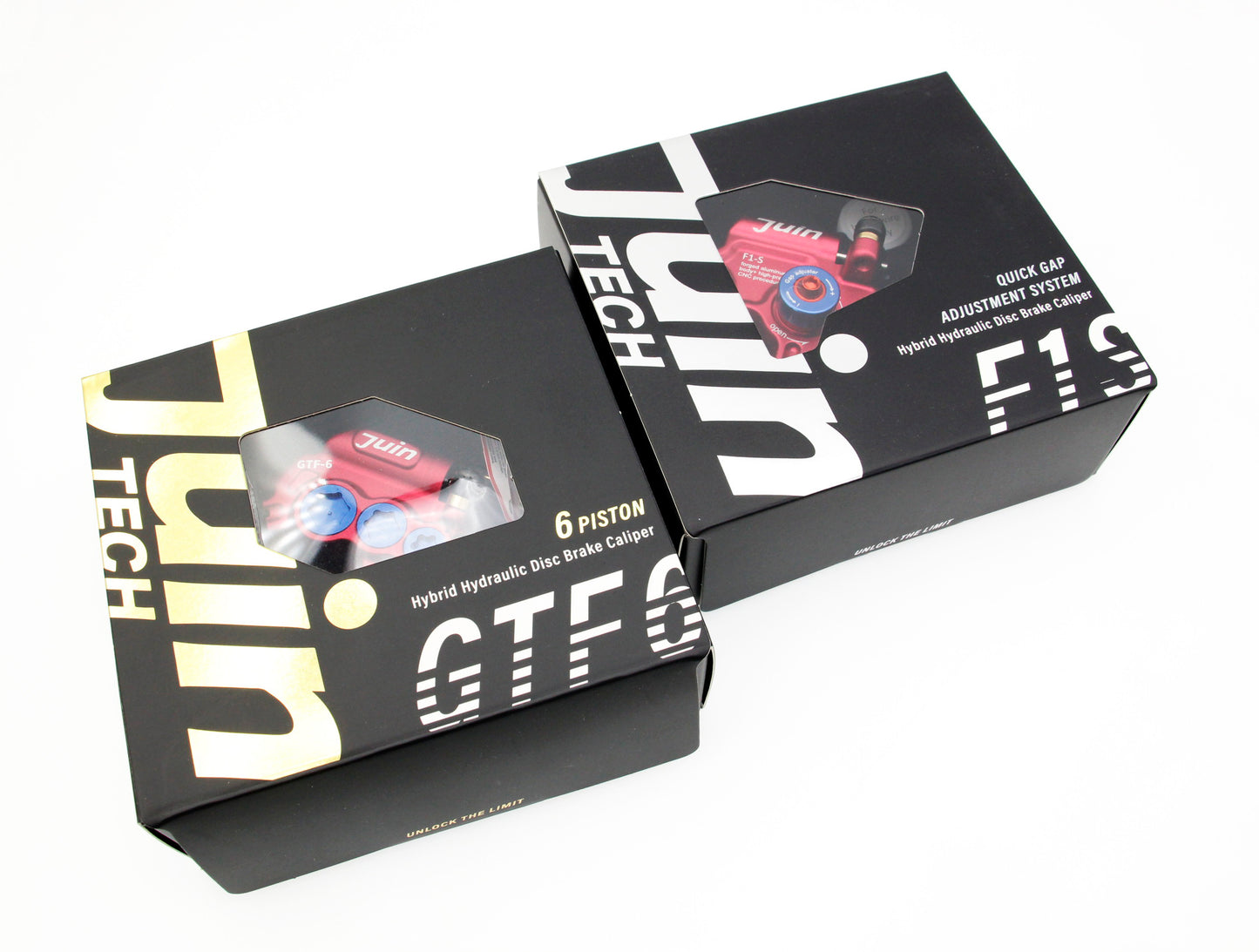 Juin Tech GTF6 Cyclocross Gravel Bicycle 6-Piston Hydraulic Brake Caliper Set