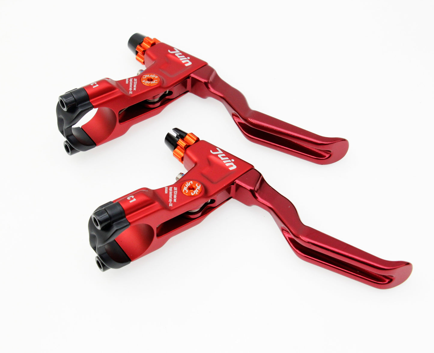 Juin Tech C1 eBike City Folding Bicycle Cable-Actuated Brake Lever Set Red
