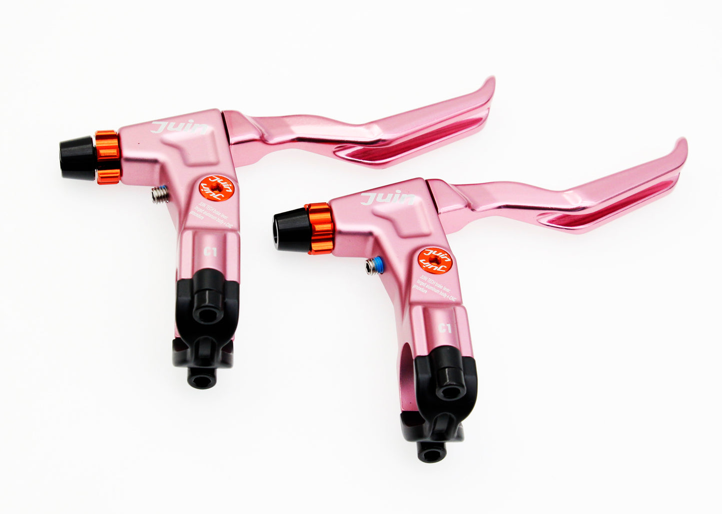 Juin Tech C1 eBike City Folding Bicycle Cable-Actuated Brake Lever Set Pink