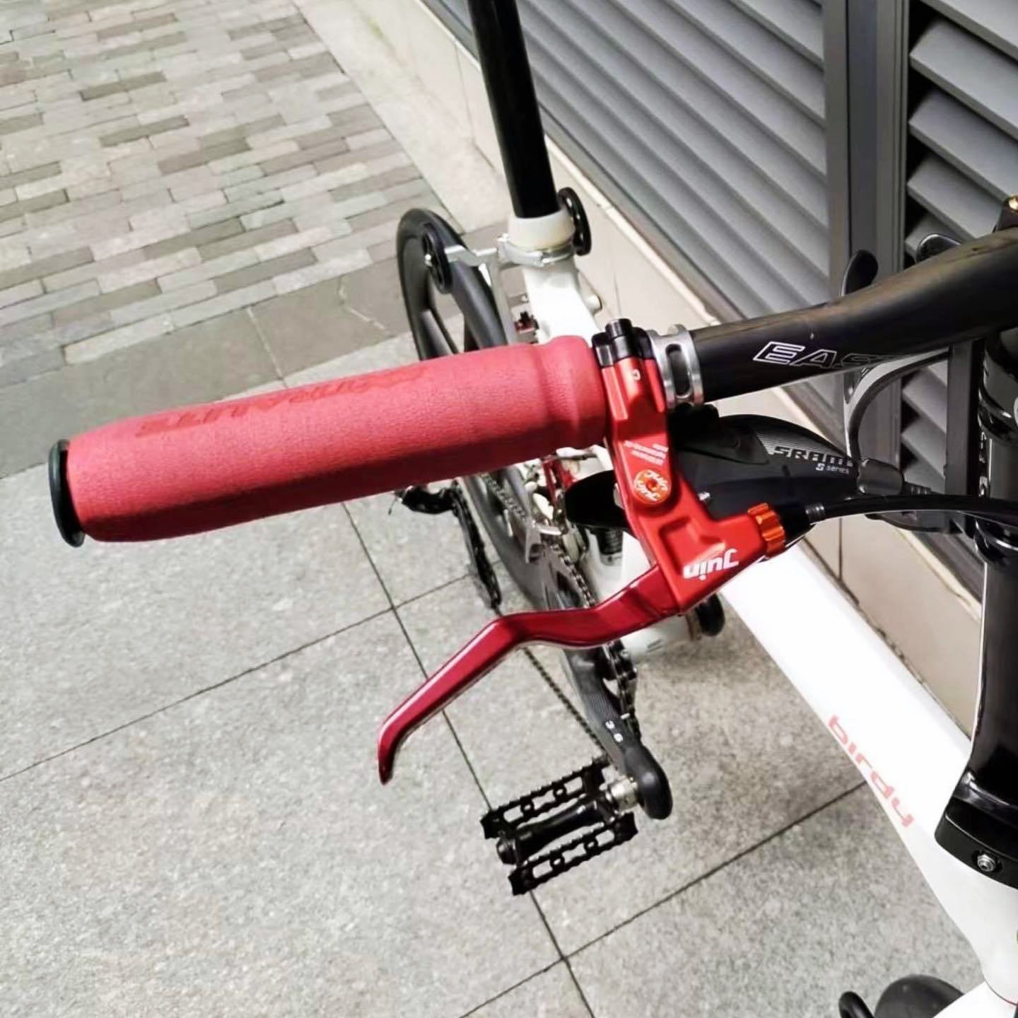 Juin Tech C1 eBike City Folding Bicycle Cable-Actuated Brake Lever Set Red