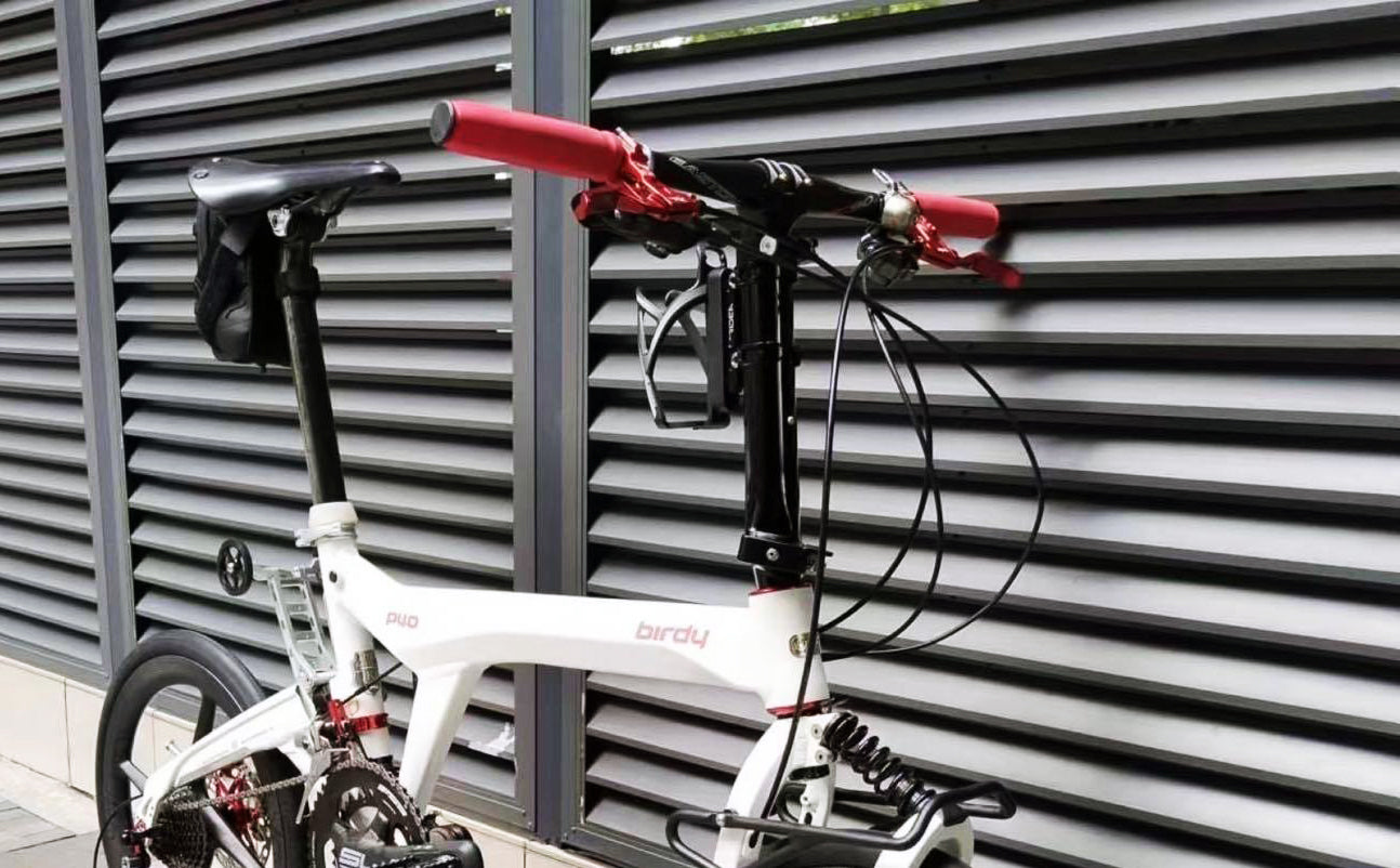 Juin Tech C1 eBike City Folding Bicycle Cable-Actuated Brake Lever Set Red