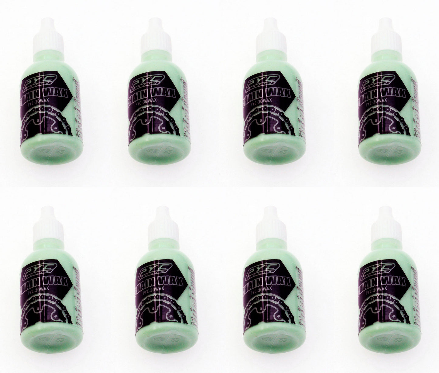 PYC 30Wax Bicycle Chain Wax 1oz Bike Lube Lubricant Portable Bottle Long Lasting