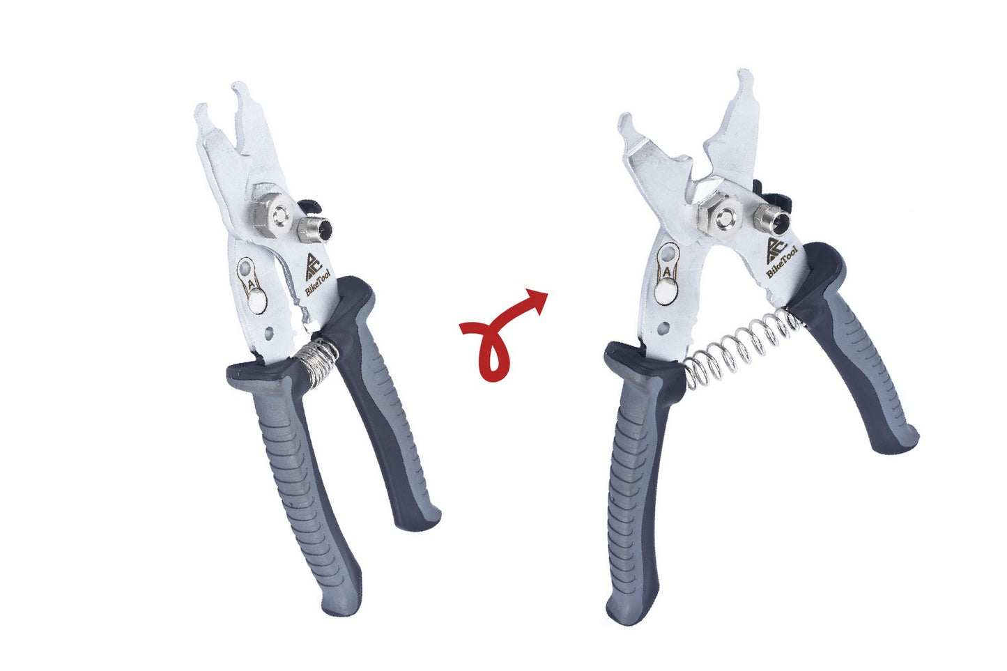 BikeTool Bicycle Bike Chain Missing Link Pliers&Cable Cutter 5 in 1 Tool Gray