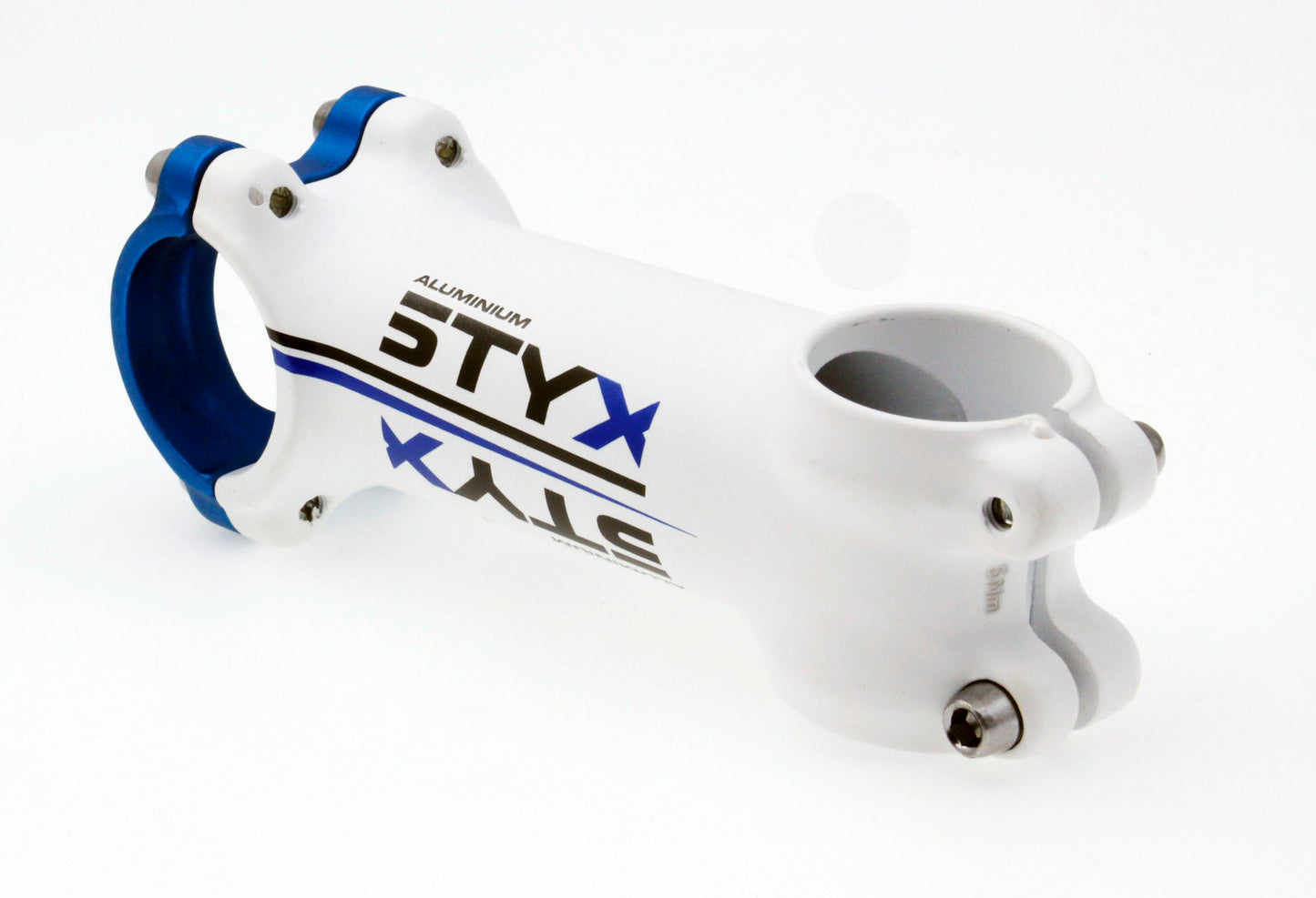 STYK Road Mountain 29er eBike MTB Bicycle Stem 5-Degree 31.8mm 100mm White&Blue