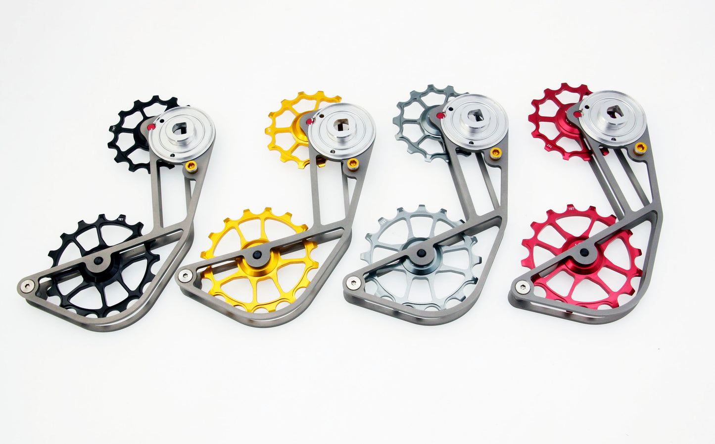SwishTi Gravel Cycle Oversized Pulley Titanium Cage for 12s Sram XPLR AXS use