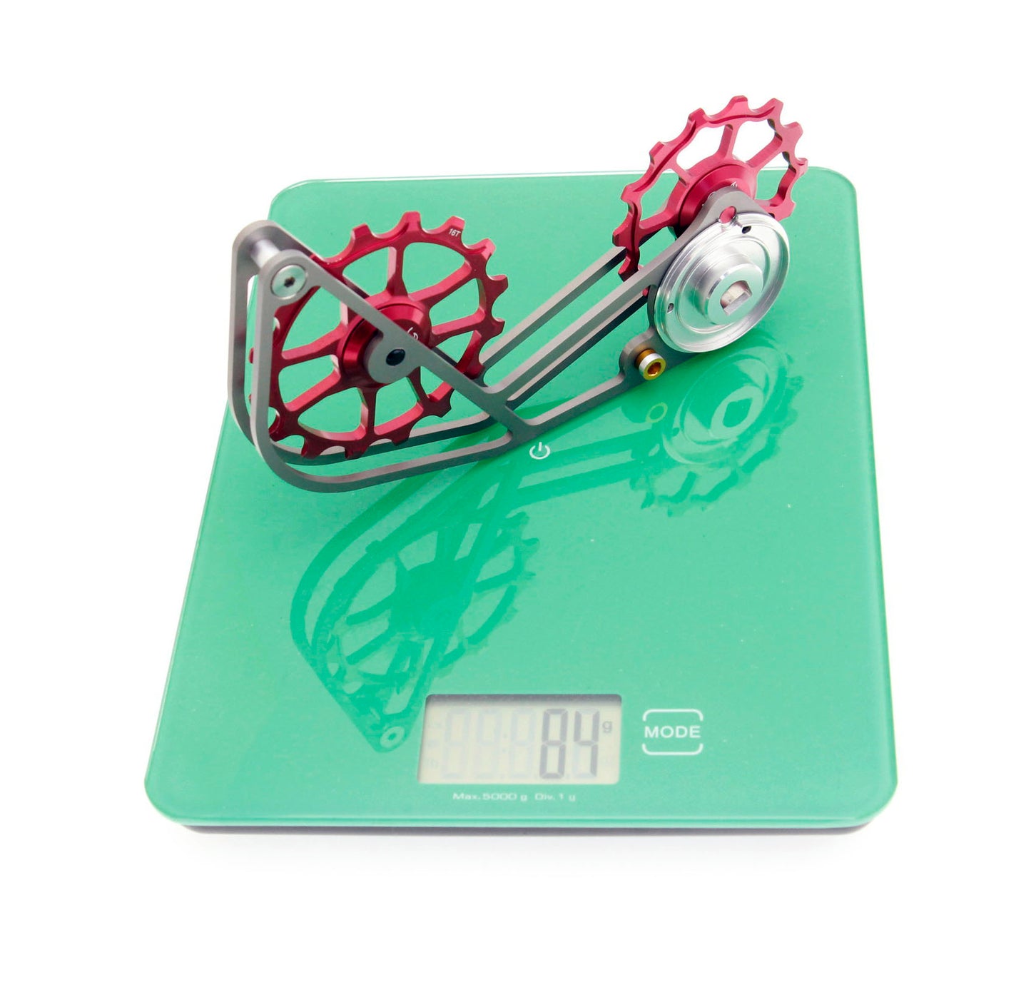 SwishTi Gravel Bicycle Oversized Pulley Titanium Cage for Sram XPLR AXS Red
