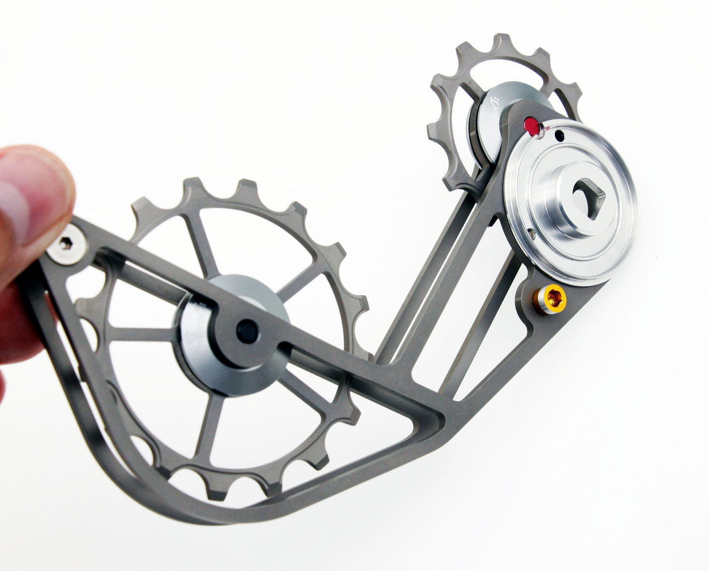 SwishTi Gravel Bicycle Oversized Full Titanium Pulley&Cage for Sram XPLR AXS use