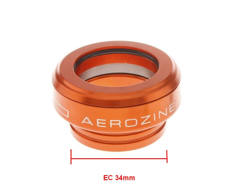 Aerozine XH1.6B Road MTB Bicycle External Headset 1-1/8"-1.5" Tapered EC34/49