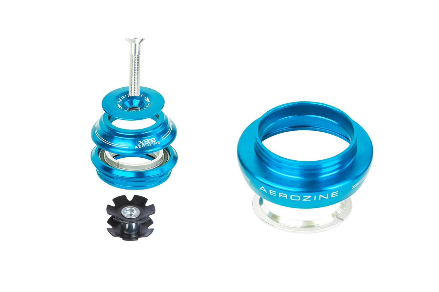 Aerozine XH80816C Road MTB Bicycle Internal External Bike Headset 1 1/8"-1.5"