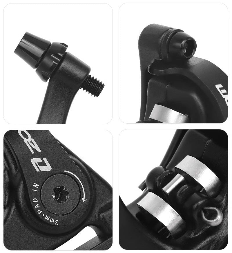 Zoom DB700 Cyclocross Gravel Bicycle Flat-Mount Disc Bike Brake Caliper Set