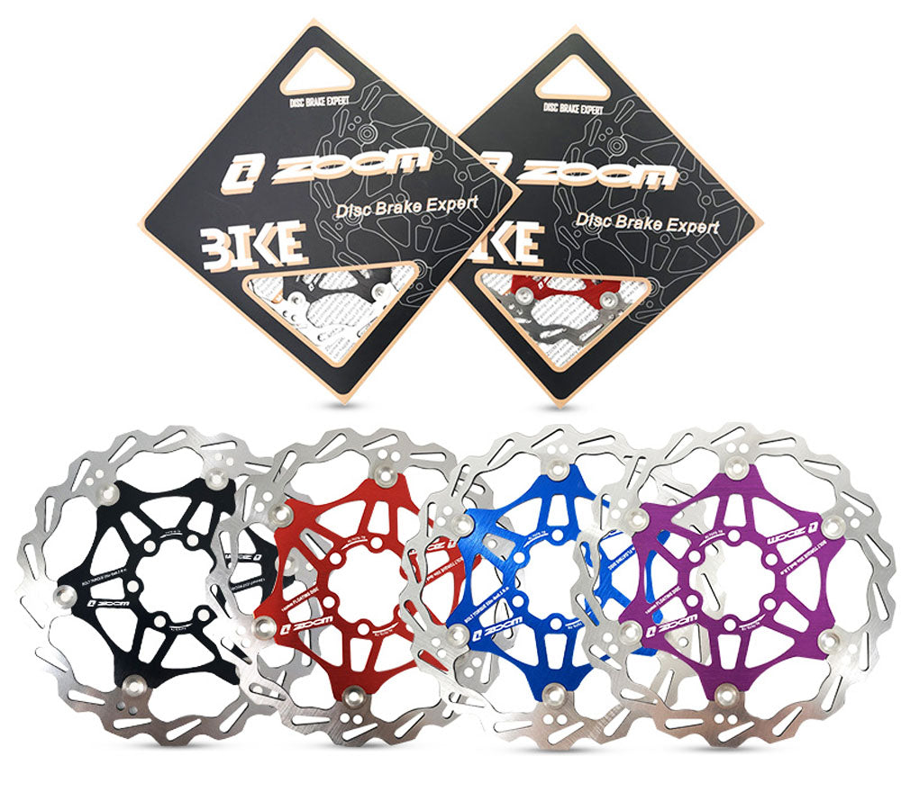 Zoom Mountain Cyclocross eBike Bicycle Disc Floating Brake Rotor 160mm 6"