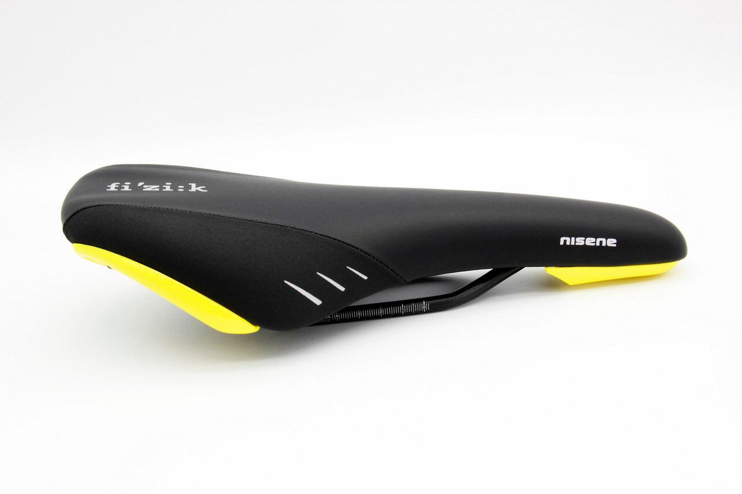 Fizik Nisene Road Mountain E-Bike Bicycle Bike Saddle Black with Yellow