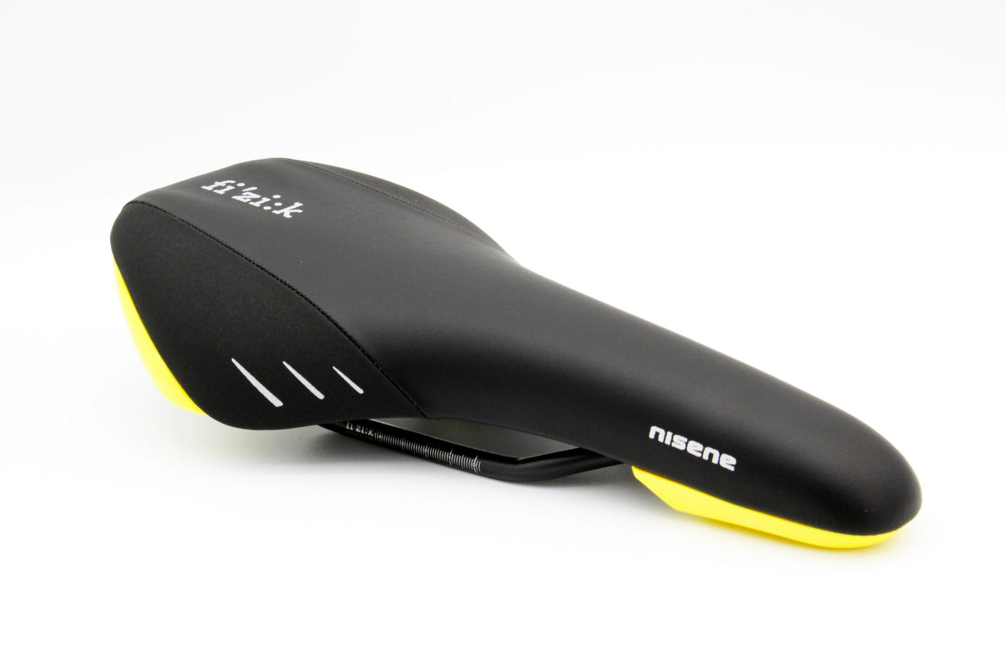 Fizik Nisene Road Mountain E-Bike Bicycle Bike Saddle Black with Yellow