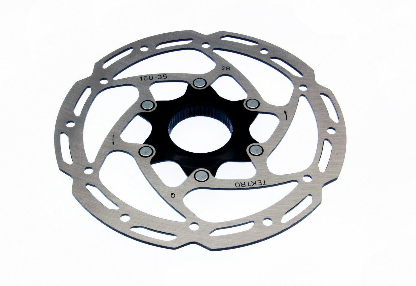 Tektro MTB Bicycle Disc Brake Rotor 160mm 6" 2pcs for Shimano Center-Lock use