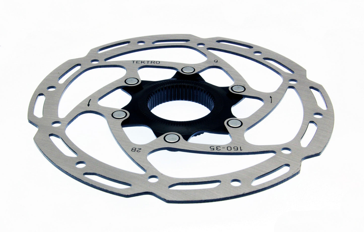 Tektro MTB Bicycle Disc Brake Rotor 160mm 6" 2pcs for Shimano Center-Lock use