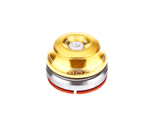 Aerozine XH856A Road Bicycle Integrated Tapered Headset 1 1/8"-1.4" IS42mm/47mm Gold