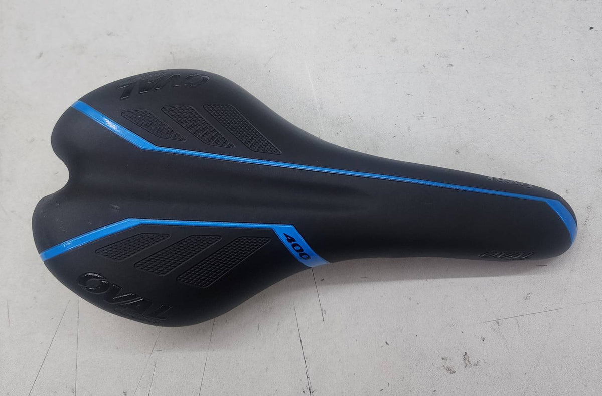 OVAL 400 Road MTB eBike Bicycle 270x130mm Black Seat w/Blue  ( OV18)