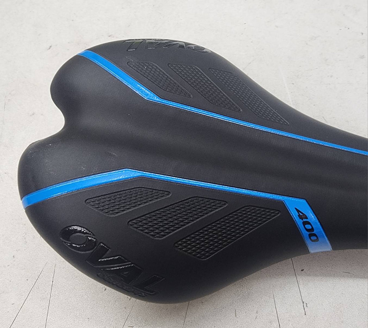 OVAL 400 Road MTB eBike Bicycle 270x130mm Black Seat w/Blue  ( OV18)