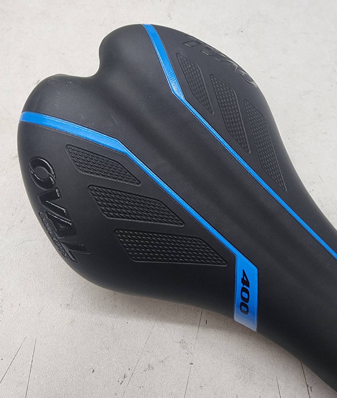 OVAL 400 Road MTB eBike Bicycle 270x130mm Black Seat w/Blue  ( OV18)