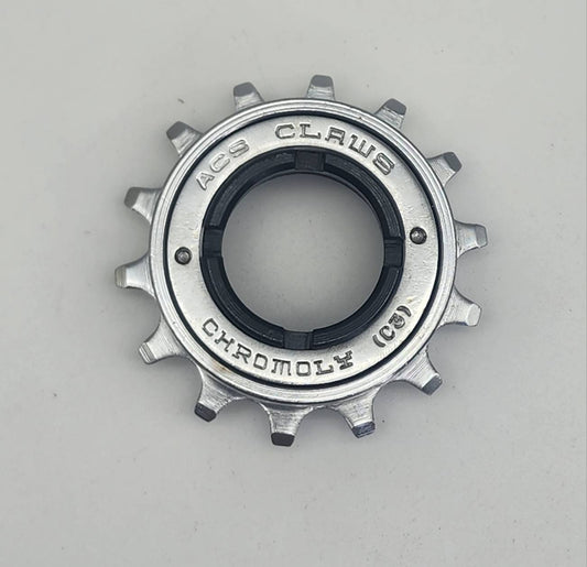 ACS Claws BMX Freewheel 14T x 3/32" Chrome Plated NOS - Fits Metric Flip-Flop