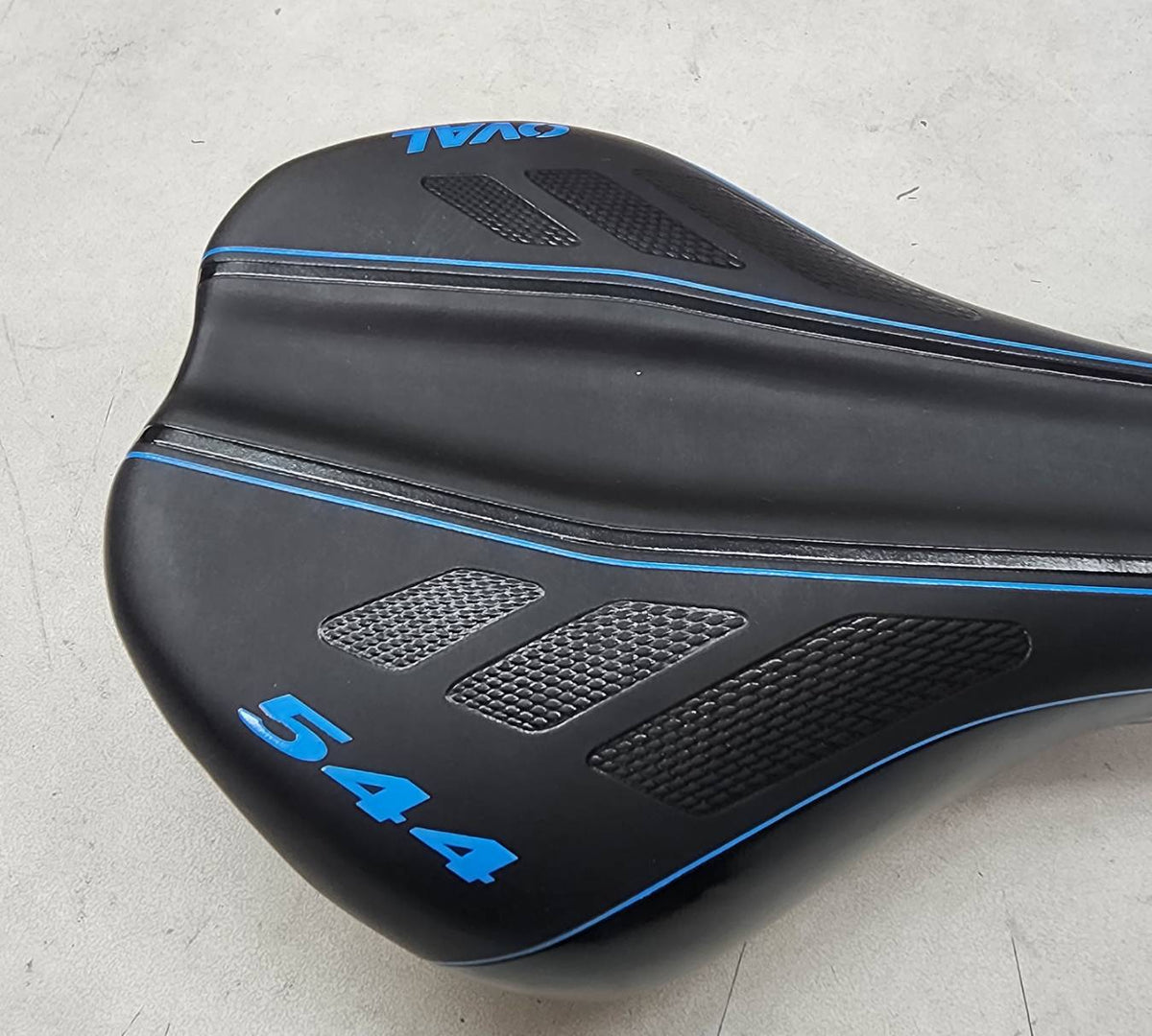 OVAL544 Road MTB eBike Bicycle 270x140mm Black Seat w/Blue ( OV24)