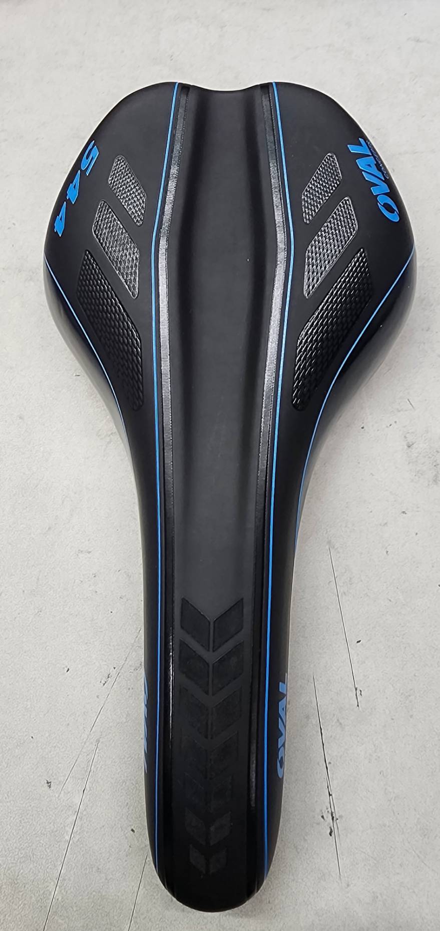 OVAL544 Road MTB eBike Bicycle 270x140mm Black Seat w/Blue ( OV24)