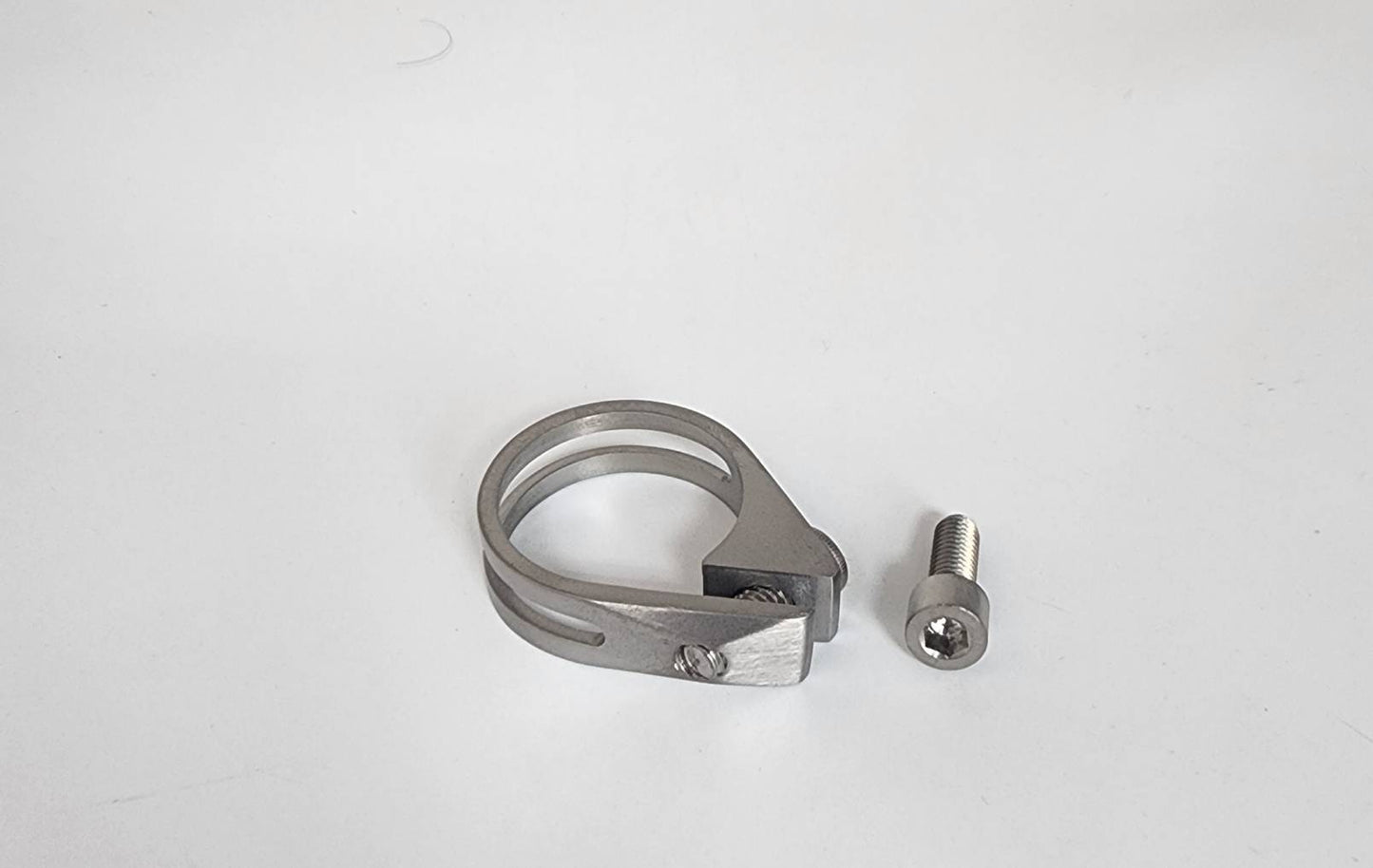 SwishTi Road MTB Bike Titanium Seatpost Ti Clamp 31.8MM For 27.2MM Post