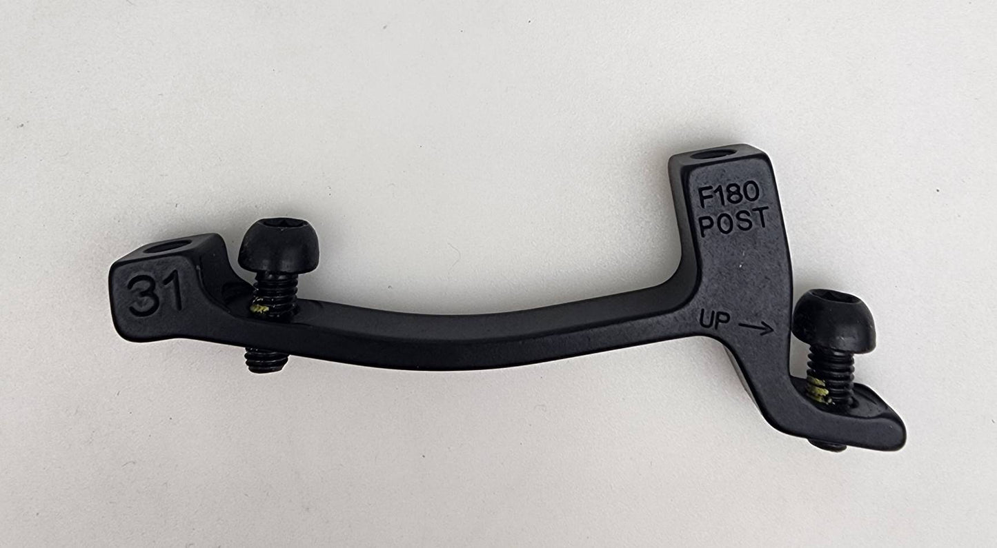 SwishTi Bicycle Disc Brake Caliper Adapter Front IS to PM 180mm Rotor MTB Bike Part  ( Logo31)