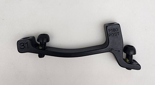 SwishTi Bicycle Disc Brake Caliper Adapter Front IS to PM 180mm Rotor MTB Bike Part  ( Logo31)