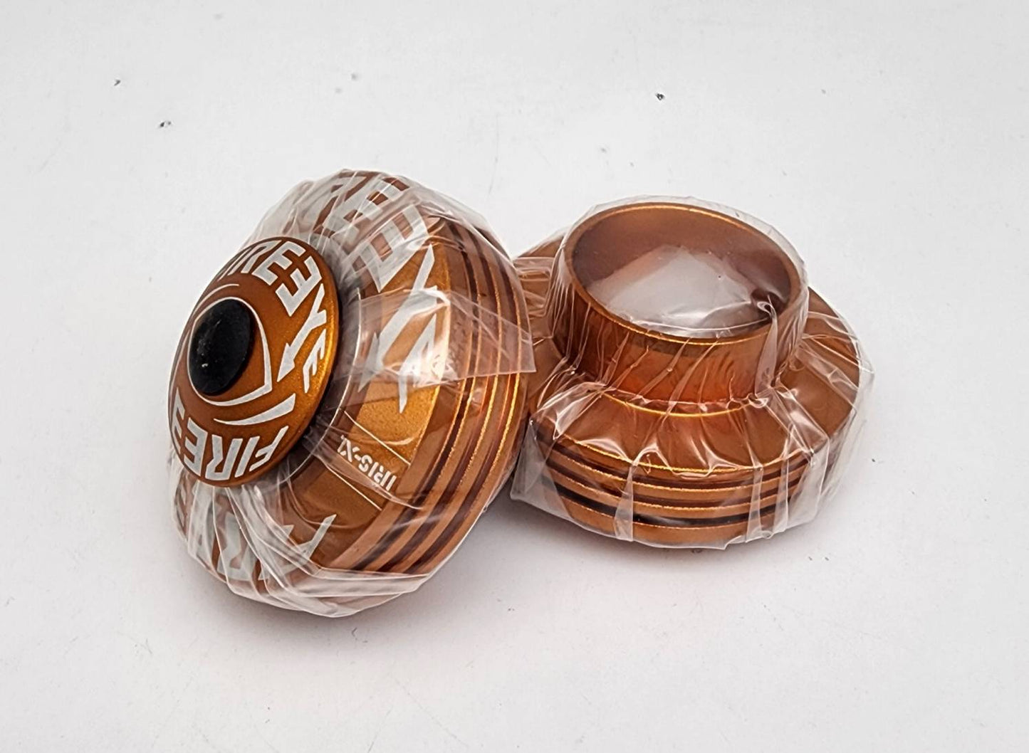 FireEye IRIS-XL 1-1/8" External Headset CNC Alloy Sealed Bearing MTB DH Orange/Copper