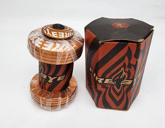 FireEye IRIS-XL 1-1/8" External Headset CNC Alloy Sealed Bearing MTB DH Orange/Copper