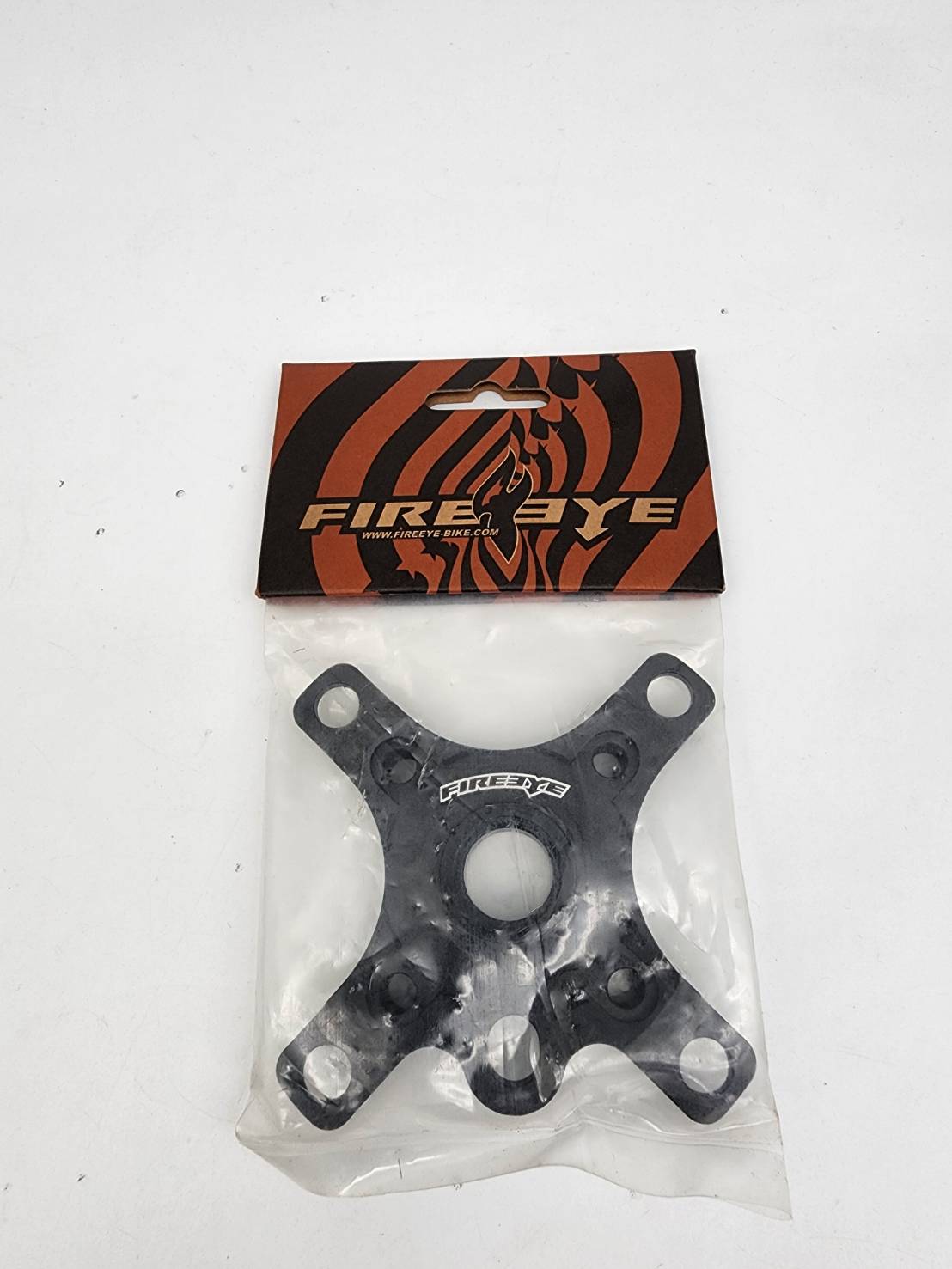 FIREEYE CNC Spider Adapter BCD 104/64 4-Bolt MTB Dirt Jump Crankset Black