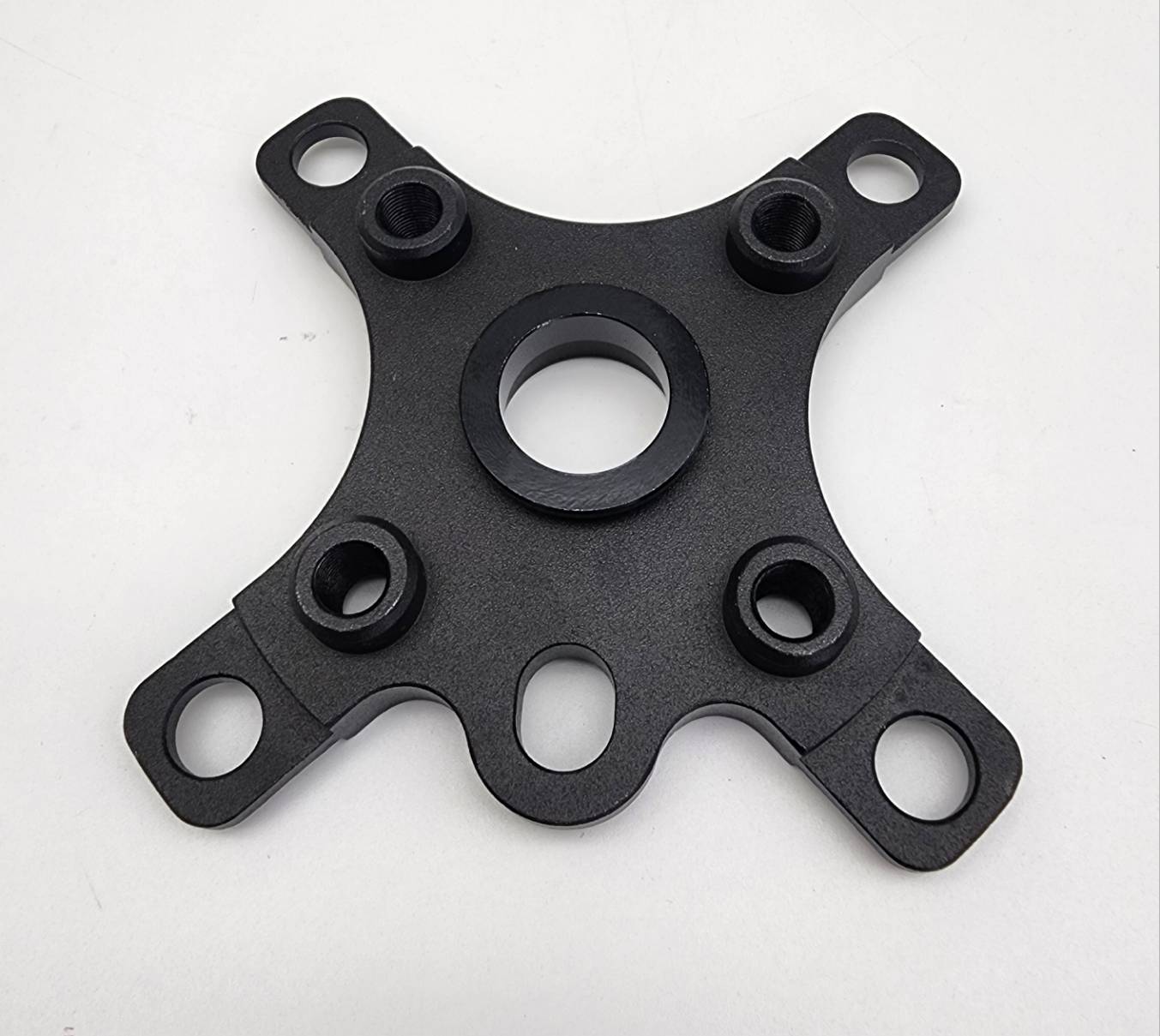 FIREEYE CNC Spider Adapter BCD 104/64 4-Bolt MTB Dirt Jump Crankset Black