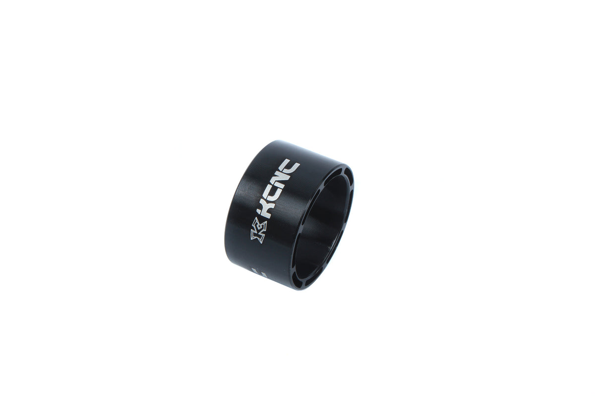 KCNC Hollow Road MTB eBike Bike Headset Spacer 1-1/8" 20MM 1PCS In Black