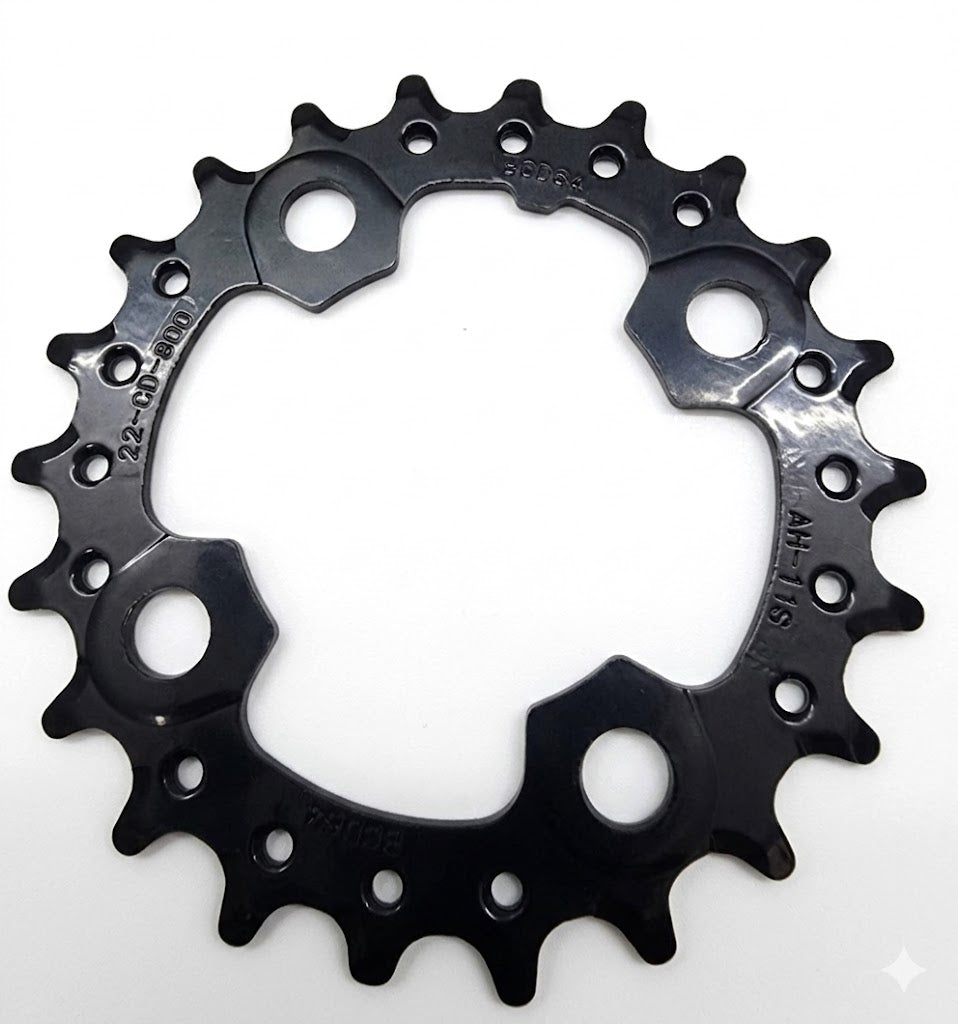 SwishTi 22T Chainring 64mm BCD 4-Bolt Steel MTB Front Inner Gear