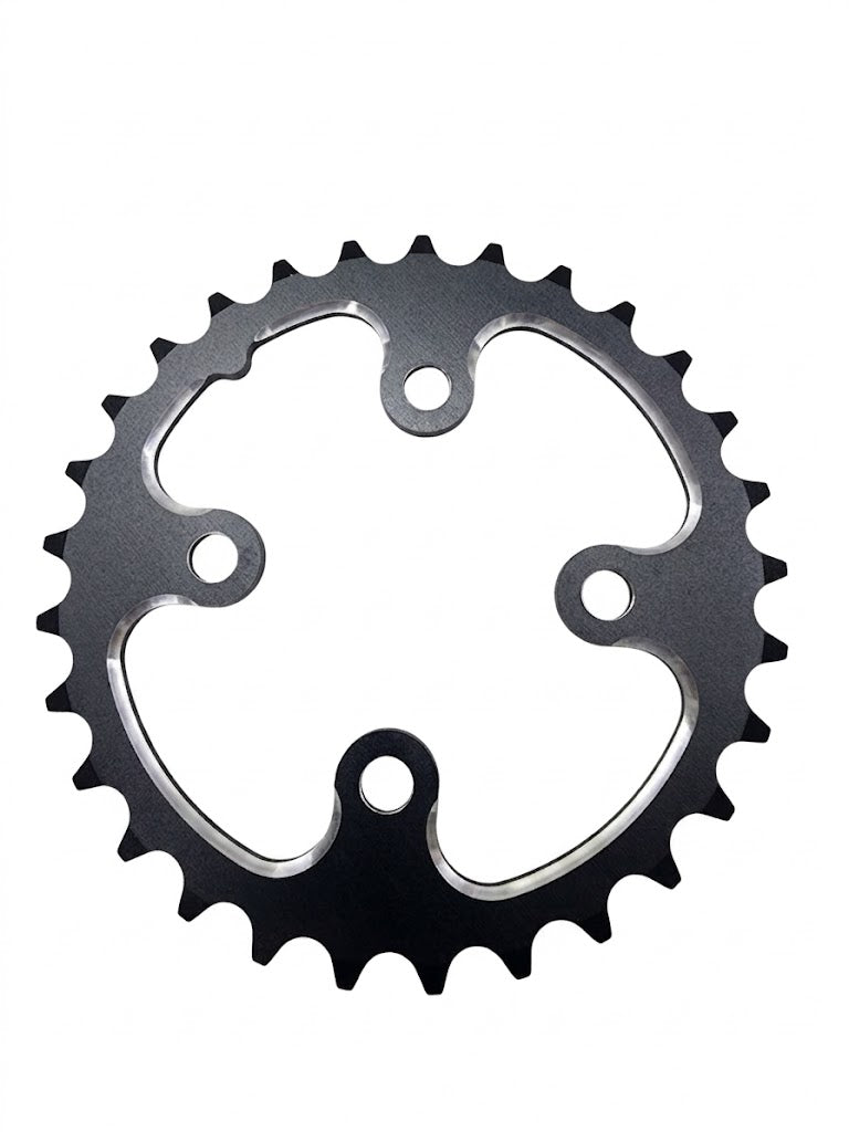SwishTi 29T Chainring 4-Bolt 64mm BCD MTB Crankset Replacement Part - Black