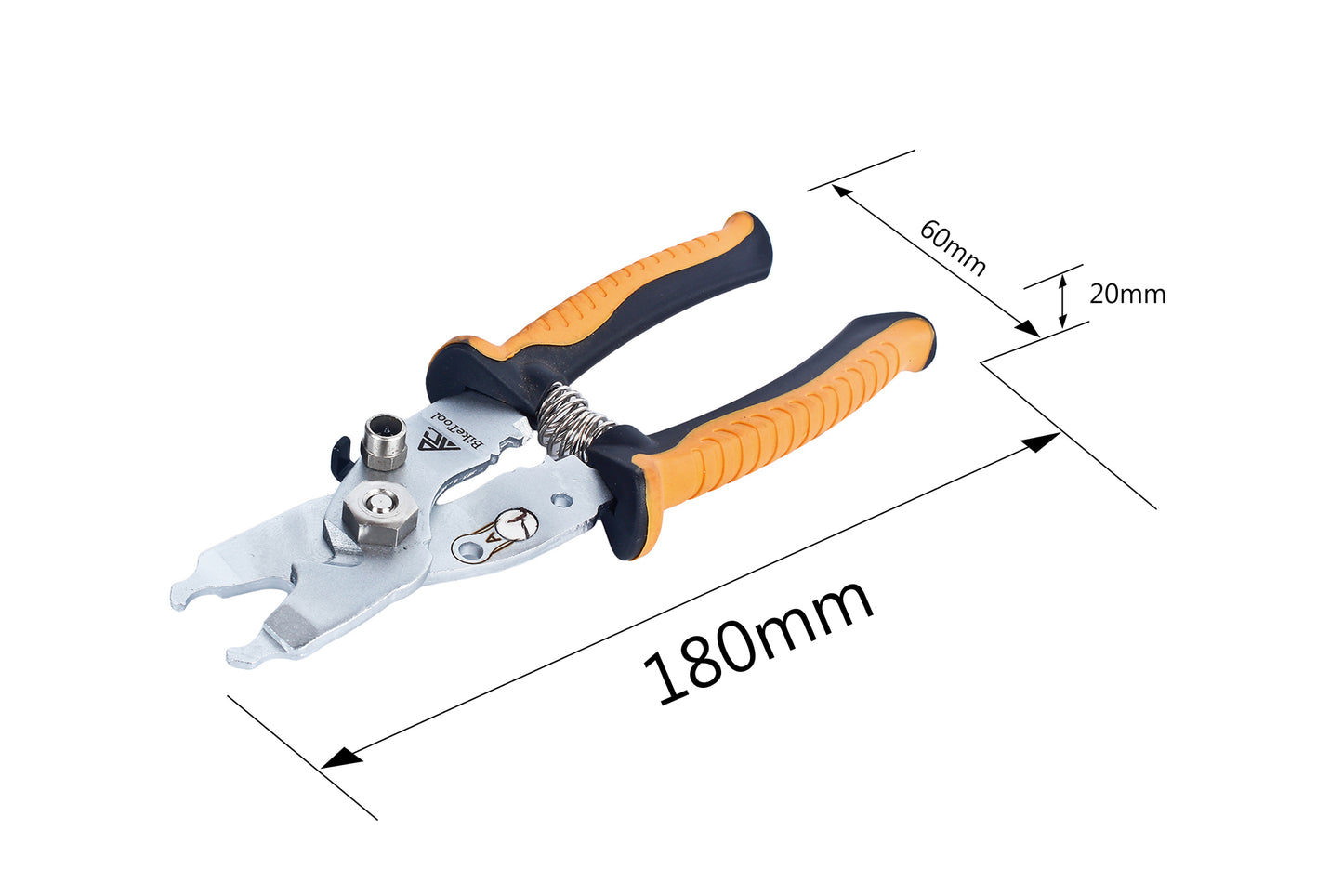 BikeTool Bicycle Bike Chain Missing Link Pliers&Cable Cutter 5 in 1 Tool Orange