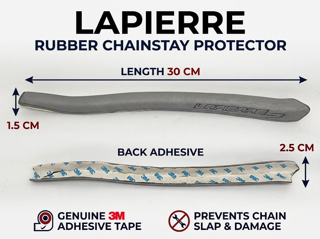 LAPIERRE Rubber Chainstay Protector Frame Guard Chain Slap Pad Self Adhesive 3M