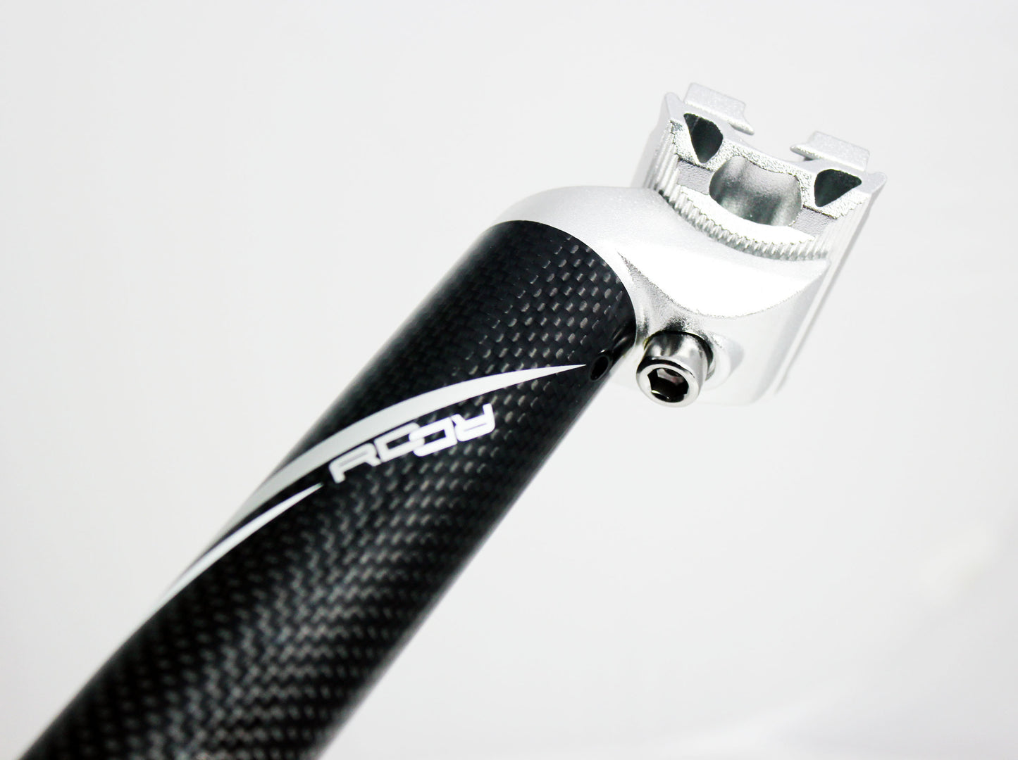 SwishTi Road Mountain eBike Cyclocross Bicycle Seatpost 31.6mm X 350mm  3K Carbon Post