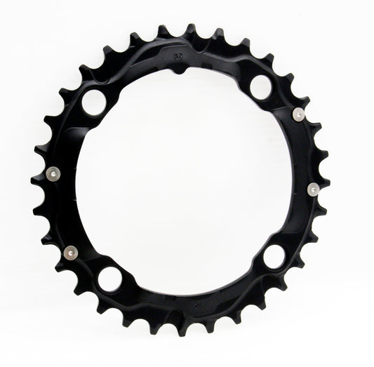 SwishTi Mountain Bicycle eBike Chainring Bcd-104MM 32T Shimano SRAM Black